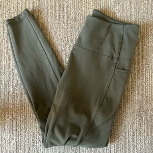 Danskin Olive Green Leggings Women Size M